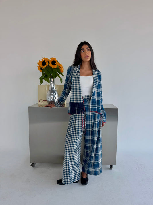 Blue Fringe Set