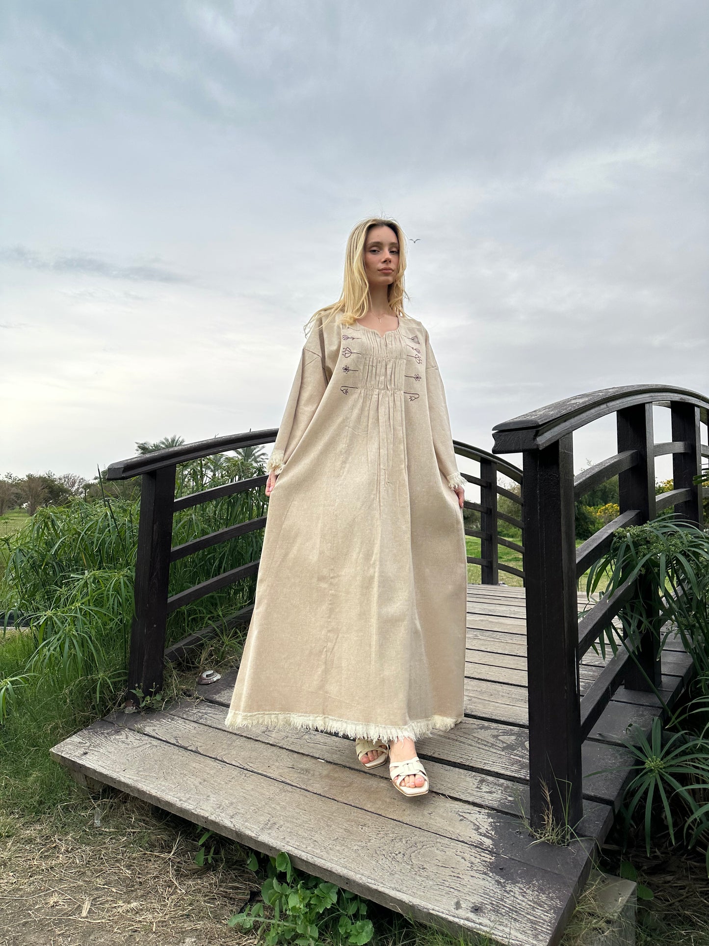 The Tulip fringe Kaftan