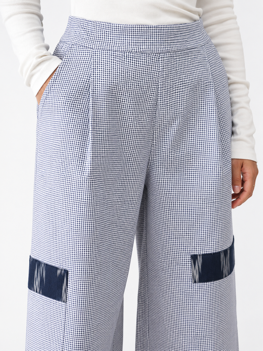 The checked IKAT Pants