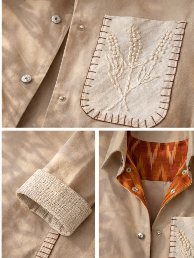 Sand Bloom Summer Jacket