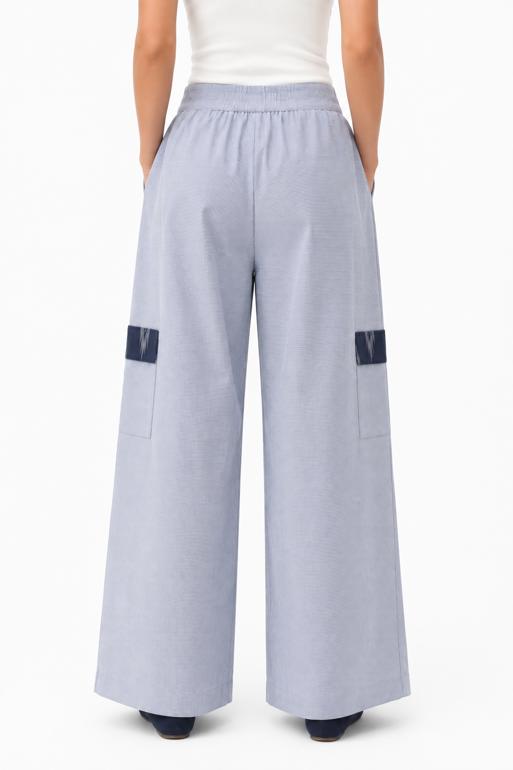 The checked IKAT Pants